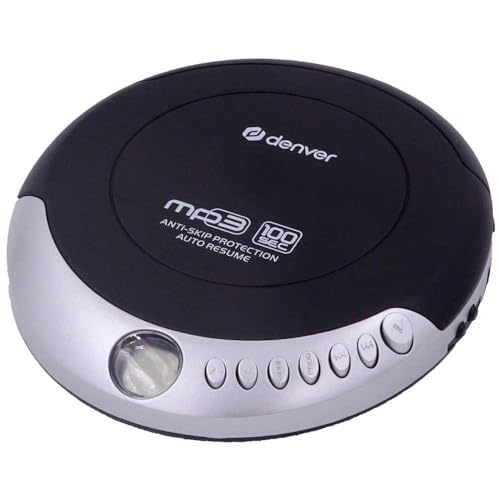 Reproductor de CD portátil Denver DMP-391. Discman. Compatible
