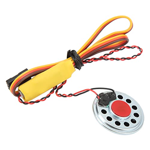 Dilwe RC Mini Lautsprecher, 90dB Mini Sirene RC Car Sound Simulator Crawler Armaturen für 1/8 1/10 Fahrzeuge