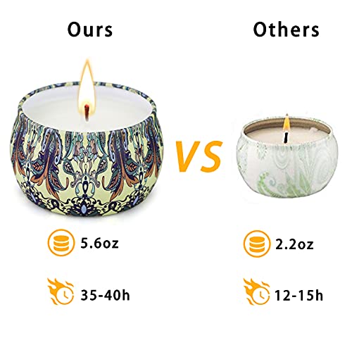 Candele Profumate di 8 Pezzi 5.6 Oz Cera di Soia