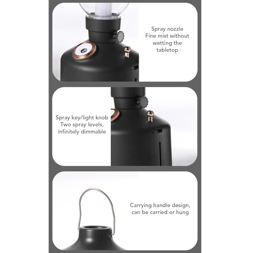 Humidificador portátil recargable USB 280 mL miniatura 6
