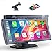 android zoll günstig Kaufen-Volam 9.26 Zoll CarPlay Bildschirm,Tragbares Autoradios kompatibel mit Apple CarPlay&Android Auto Car Stereo,IPS Touch Screen,Digital Receiver mit siri/GOO-gle,GPS Navigation,Bluetooth,Mirror Link,FM