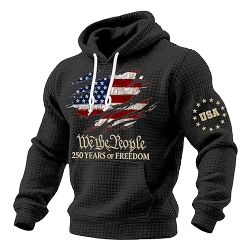 Sudadera con capucha de la bandera estadounidense para protegerte del sol entrenando