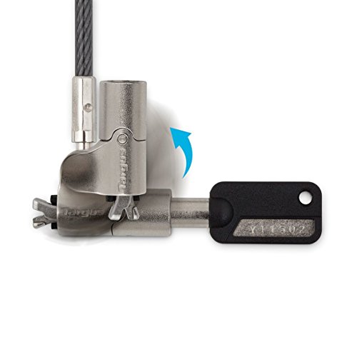Image of Targus DEFCON Trapezoid Keyed Cable Lock for Laptop Computer and Desktop Security Cable (ASP65GLX)