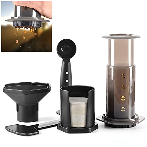 Nomal Portable Coffee Pot Coffee Filter Press Pot Convenient Hand Press Coffee Maker Machine French Press Barista Tools Coffee Pot Rapidly Makes Delicious Coffee Without Bitterness thumb #2