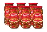 Mezzetta Sliced Hot Cherry Peppers | Gluten Free, Keto, Kosher | 16 Fluid Ounce Jar (Pack of 6)