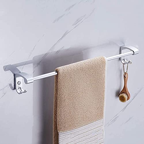 Porte-serviettes mural en aluminium spatial élégant pour douche moderne - 2