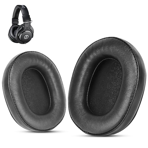 Coussinets en peau d'agneau pour Audio Technica M50X Krone Kalpasmos
