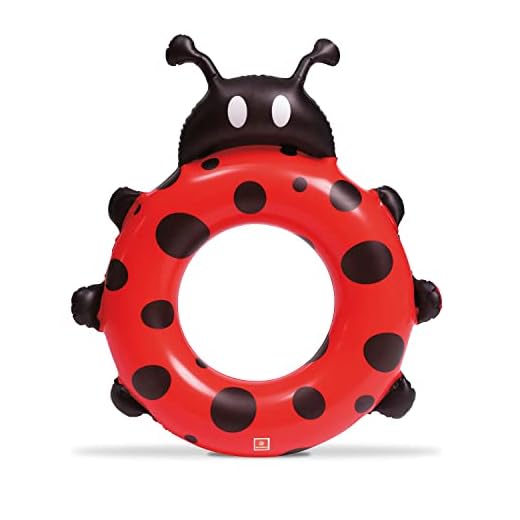 Mondo Toys - Ladu Bug Swim Ring - Flotador Hinchable Para Bebé – Flotante – Rosquilla Hinchable – Ideal Para Niño/Niña Utilizable En Piscina/Mar - 16831