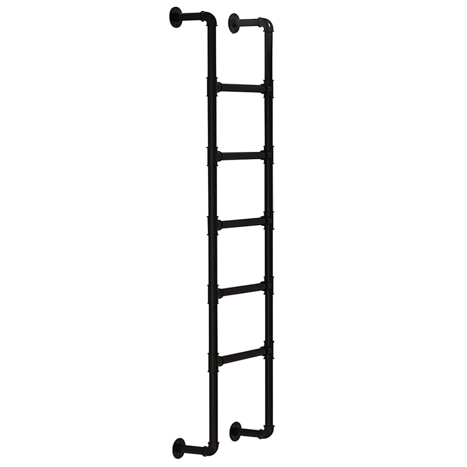 Escalera de metal para ventana de sótano y salidas de emergencia