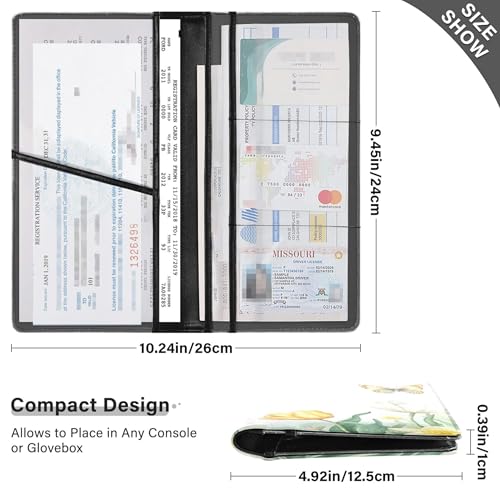 Organizador Para Documentos De Cuero miniatura 3
