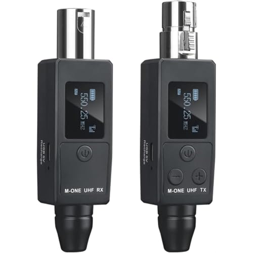 Micrófono inalámbrico XLR para dinámicos y condensador con transmisor y receptor universal