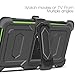 jackpot wireless for LG V60 ThinQ Case Heavy Duty Shock-Absorption/High Impact Resistant Armor Built in Screen Holster Defender Case with Kickstand + Swivel Belt Clip Holster for LG V60 ThinQ (Green)