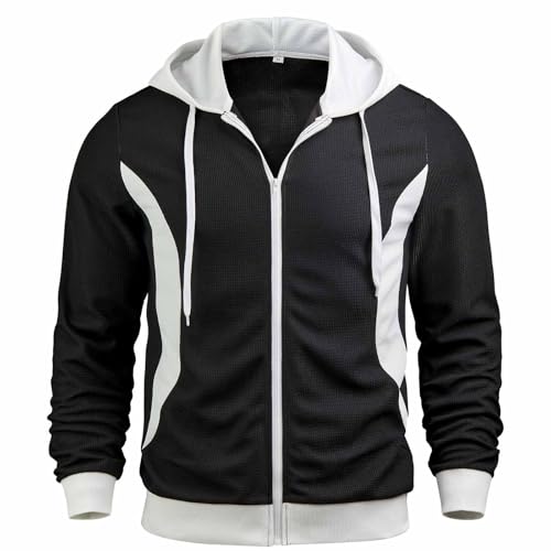 Sweatshirt Homme en Micropolaire du M au 5XL avec Col Montant Zipper