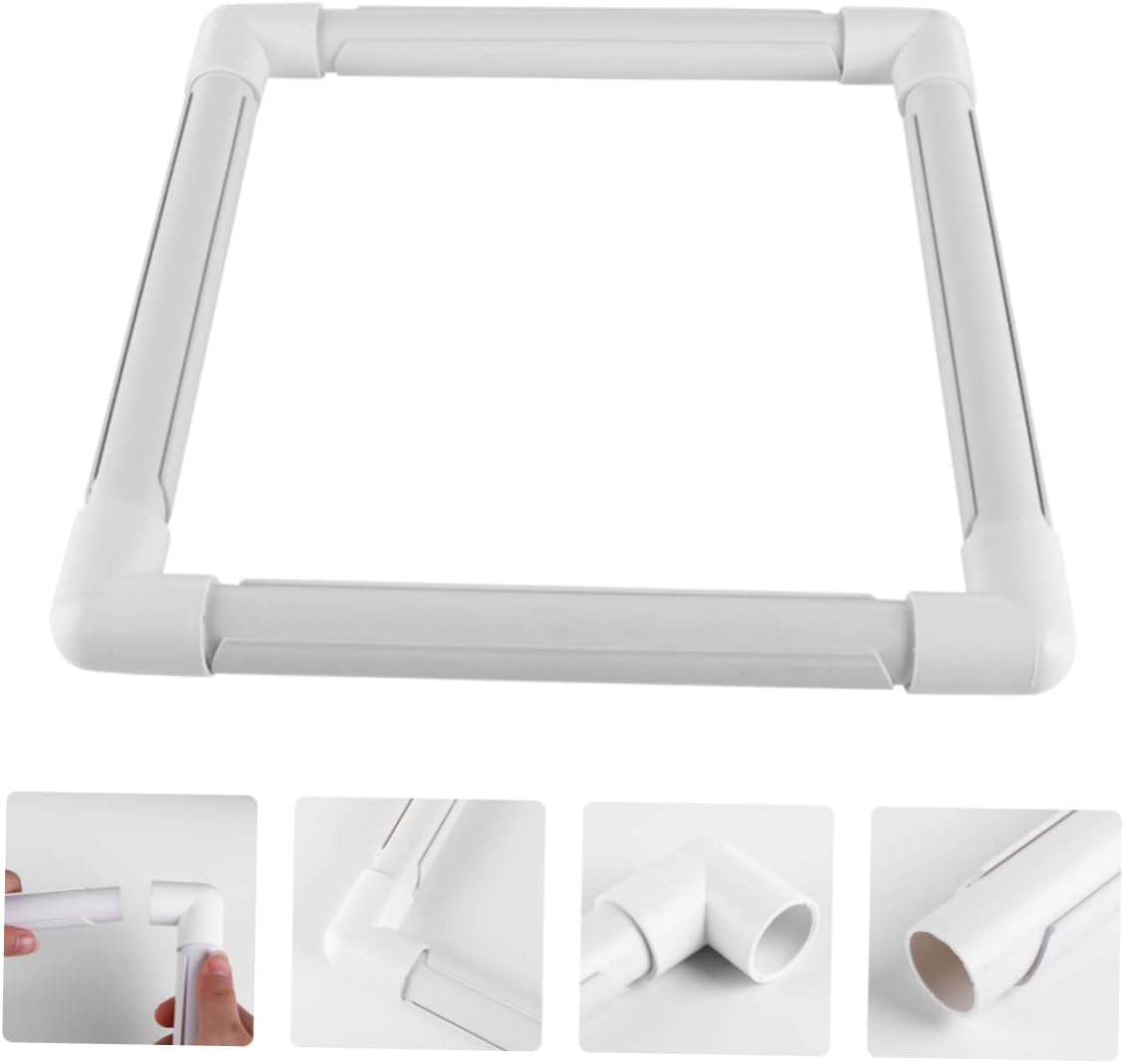PLAFOPE Square Embroidery Frame Lap Stand Clip for Embroidery Decoration Cross Stitch