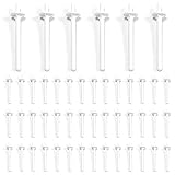 80 PCs Nose Wax Spatulas Plastic Nose Waxing Applicator Sticks Nose Hair Nose Waxing Strips for Nost