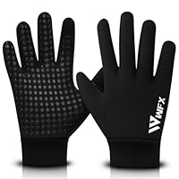 WFX Winter Sports Gloves for Kids, Warm Fleece Lined Cold Weather Cycling Gloves for Boys & Girls, Touchscreen, Anti-Slip Thermal Gloves for Running, Hiking, Outdoor Sports & Walking (M (7-8 Years))