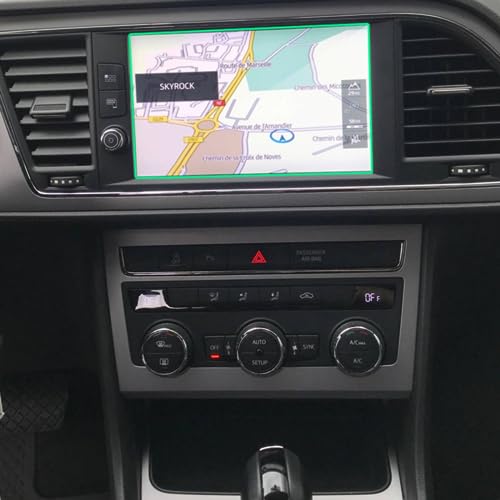 Protector antirañazos de vidrio templado para evitar daños en la pantalla Seat Leon 2017 4