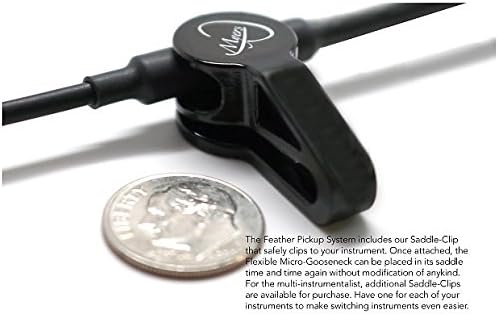 Myers Pickups The Feather Clay Flute Pickup with Flexible Micro-Gooseneck