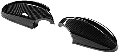 Yctze Carbon Fiber Style Door Wing Mirror Protector Rearview Cover Replacement Side Mirror Trim Fits Replacement for E90 05-07 for e90 wing mirror cover e90 wing mirror cover for bmw e90 wing mirror
