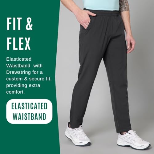 Image of Track Pant for Men for Running, Gym Sports Lower for Men & Boys Summer Track Pants for Men, Boys Multipurpose Mens Lower Activewear Regular Fit Trousers Sports Night Pants for Men