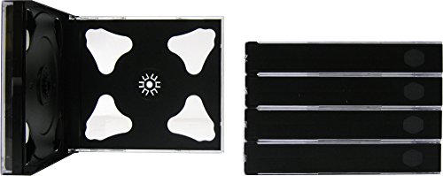 5 THICK / CHUBBY 6 CD JEWEL CASES #CD6R24DG - Holds Six CDs! 24mm Thick