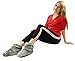 Mars Wellness Heated Microwavable Booties - Microwavable Socks Heated Booties for Women and Men - Herbal Hot/Cold Deep Slippers Women (Charcoal)