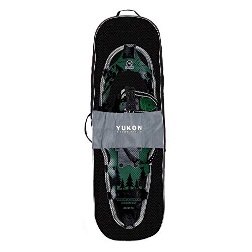 Yukon Charlie's Advanced 8X25 Inch Men's Snowshoe Kit With Aluminum Poles & Bag #TOP3