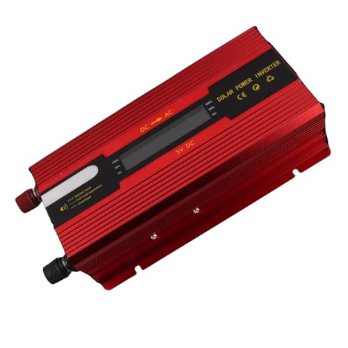 Onduleur solaire portable 1000W 12V 220V avec écran LCD pour maison