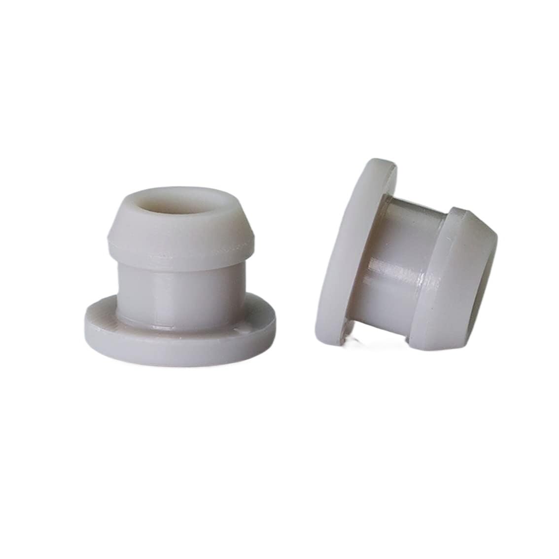 Gummistopfen, Lochstopfen, Gummi-Lochkappen, Dichtungsstopfen, grau, 4,5 mm bis 50,6 mm, T-Typ-Steckerabdeckung, aufsteckbare Dichtung, Blindende (Größe: 5,5 mm (20 Stück))