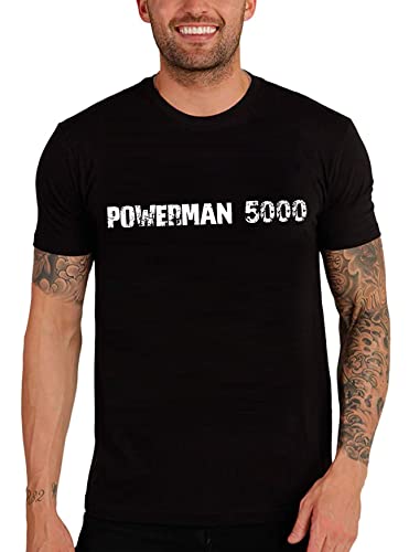 Photo de Homme Tee-Shirt Powerman 5000 Noir Profond 4XL