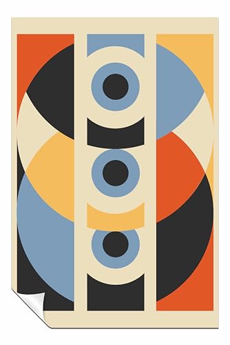 Geometric Pattern Unframed Poster, Pictures for Home Walls, Bedroom, Living