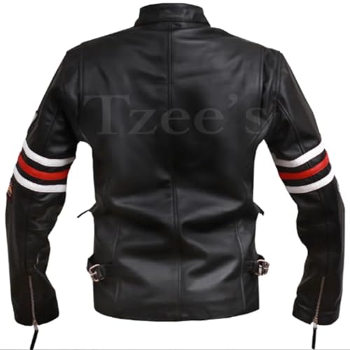 Tzee's House MD Leather Jacket- Dr Gregory Inspired Houses MD Black Real Sheep Leather Jacket4