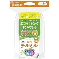 しろ森永 フォローアップミルク チルミル エコらくパック つめかえ用13袋 Amazon.co.jp: 森永 フォローアップミルク チルミル エコらくパック