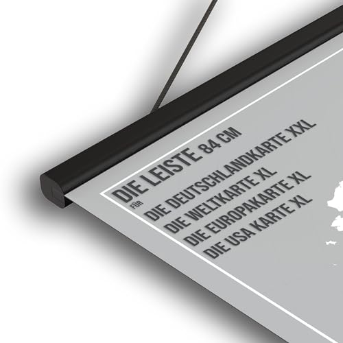 Vacentures Barra de fixação aparafusável para cartões magnéticos, 84 cm