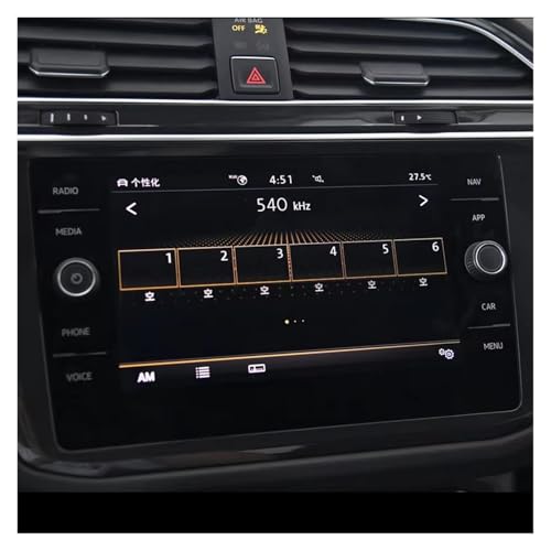 Film protection navigation GPS Tiguan 2021 verre trempé écran tactile voiture