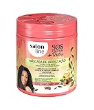 salon line sos cachos resenha Mascarilla para el pelo Salon Line Máscara De Hidratação SOS Cachos + Brilho 500g