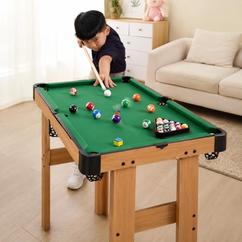 Billard sur Pied robuste en bois massif pour petits espaces