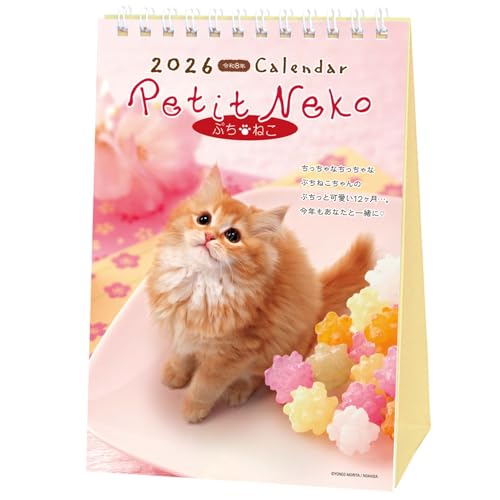 Amazon | アクティブコーポレーション 2026 カレンダー 卓上 ぷちねこ