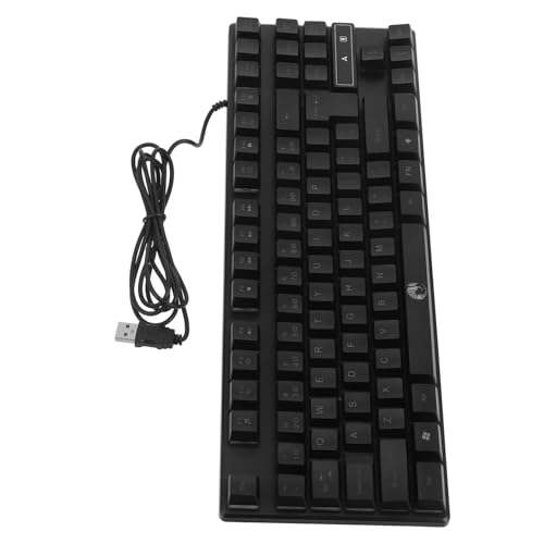 Clavier noir 87 touches compact pour libérer de la place sur votre bureau d'ordinateur