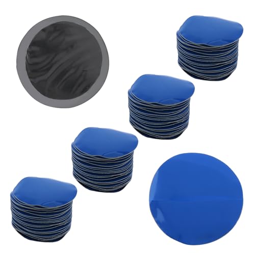 Image of Windance Tire Repair Patch 80pcs 58mm Round Rubber Puncrture Repair Cold Patch Tubless Patches for Auto Tire Damage Fast Repair