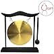 Feng Shui Messing-Gong Desktop Zen Art for Fortune + Gratis Red String Armband