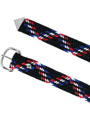 M&F Western Products Double S Men's 52" Braided Belt Patriotic One Size4