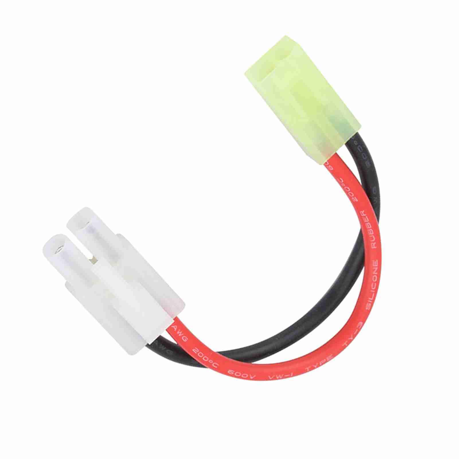 POENVFPO Adattatore Cavo Maschio Femmina 16AWG 13 Cm, Compatibile con Adattatore da Spina Grande a Mini Spina per la Maggior Parte delle Configurazioni di Ricarica (2