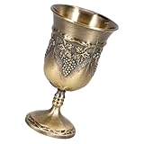 Gobelets - la conception stable de ce verre à vin assure une prise en main sûre, permettant de boire votre vin en confiance, tasses vintage