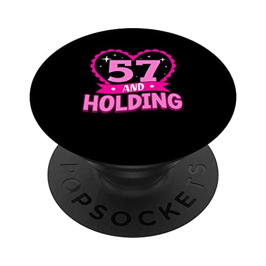 57 y celebración de 57 cumpleaños regalo para su 57 cumpleaños PopSockets PopGrip Intercambiable
