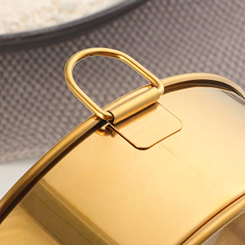 18/10 Stainless Steel Flour Sifter, Kitchen Cake Flour Fine 80 Mesh Strainers Sieve for Baking Cake Bread by Buyer Star - Image 2