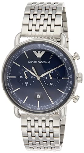 Preisvergleich Produktbild Emporio Armani Chronograph Herrenuhr aus Edelstahl, AR11238