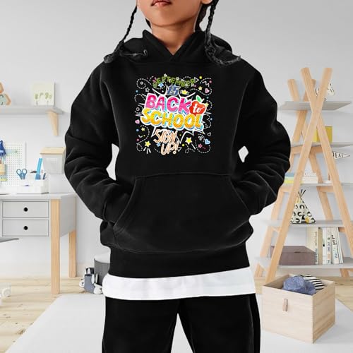 Youth Hoodie Sweatshirt Children's Winter Fashion Festival Printed Solid Color Hoodless Long Sleeved Pullover3