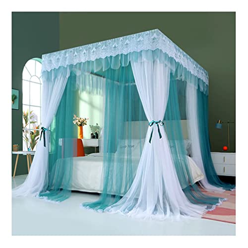 Mosquitera de lujo estilo palacio toldo para cama grande sin picaduras 2