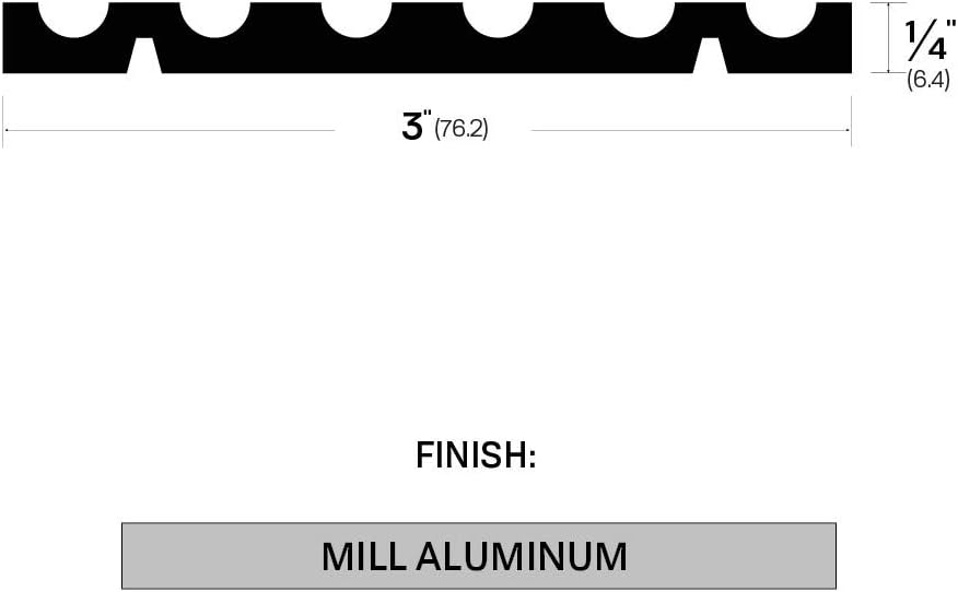 3376MA Adjustable Threshold (3" by 1/4") (36")